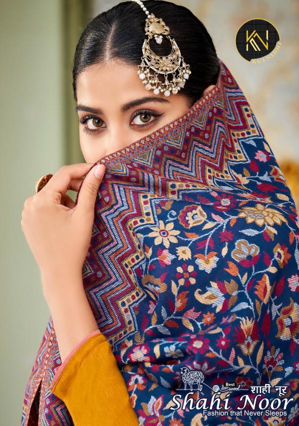 Alok Kulnidhi Shahi Noor Pashmina Designer Exclusive Dress Material